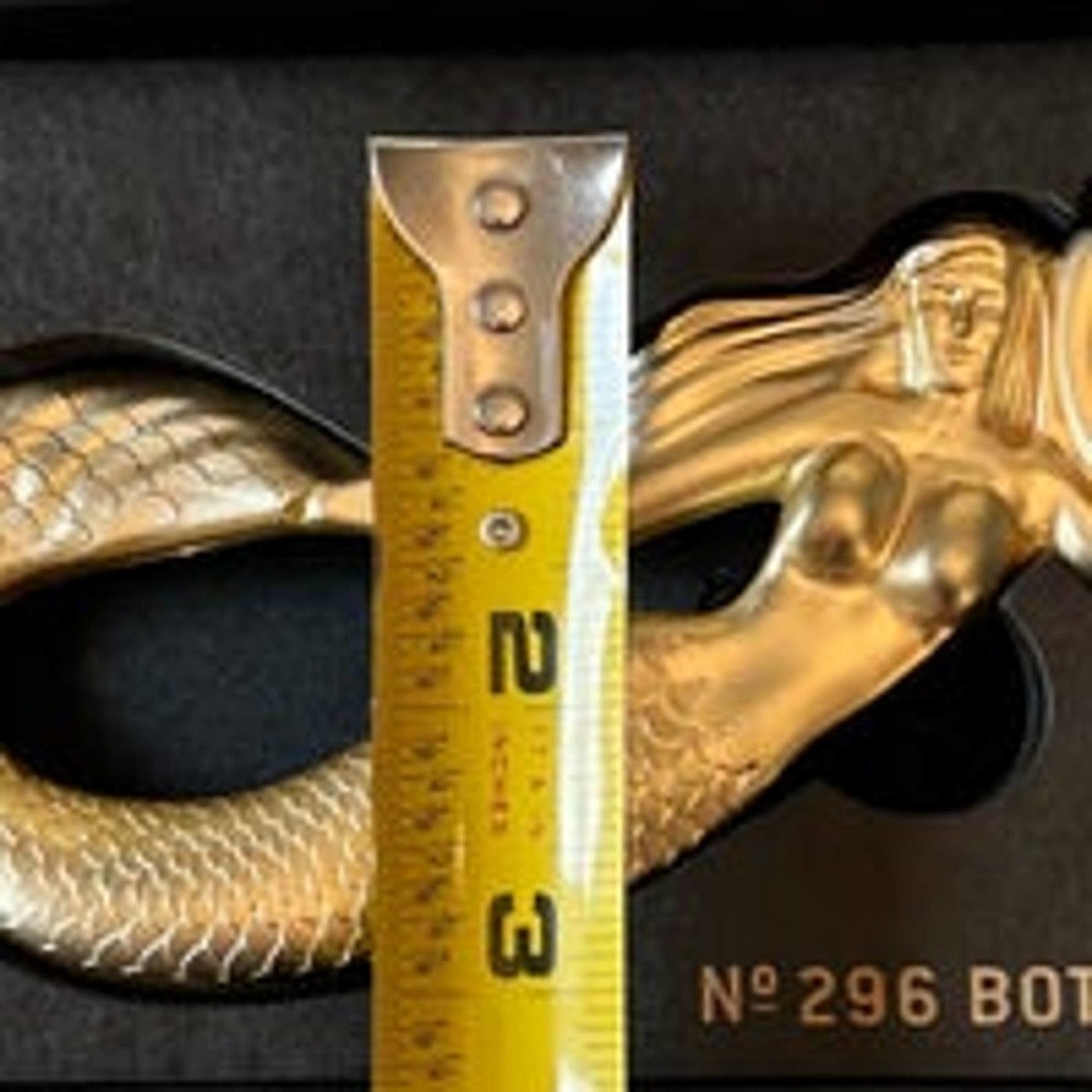 Lady Luck Mermaid Bottle‎ Opener Brass-Coated by Gentlemen's Hardware No. 296 - Picture 9 of 9
